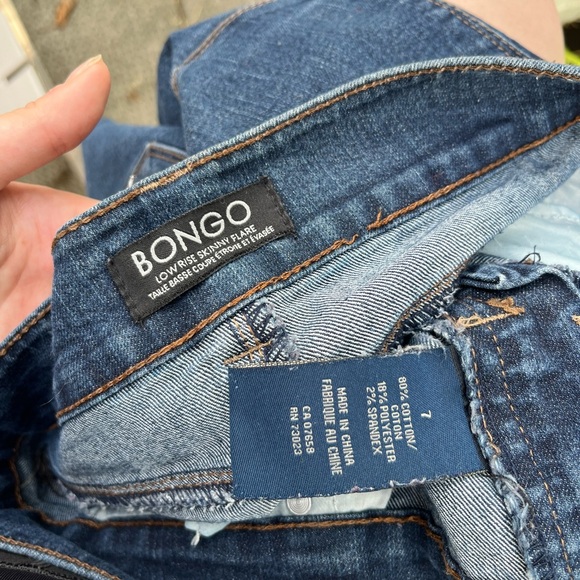 Bongo flare jeans, size 7 - Picture 3 of 3